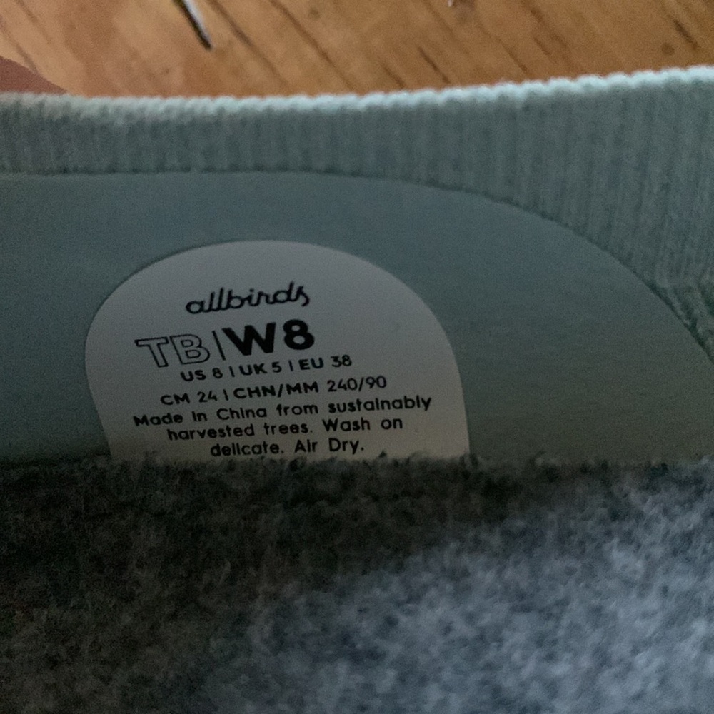 allbirds Women’s Light Blue Knit Flats - Picture 9 of 13
